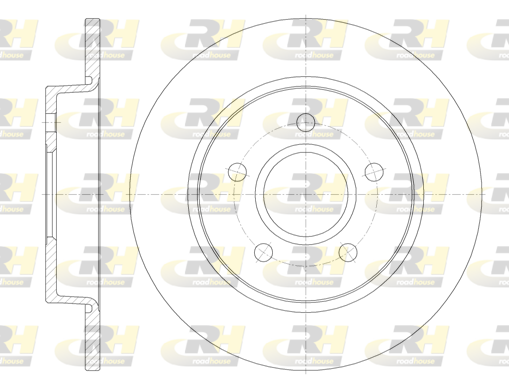 спирачен диск ROADHOUSE           
