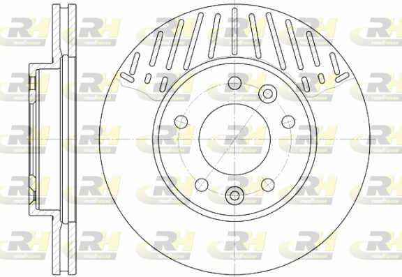 спирачен диск ROADHOUSE           