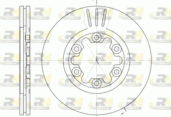 спирачен диск ROADHOUSE           