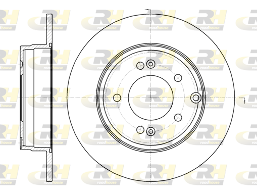 спирачен диск ROADHOUSE           