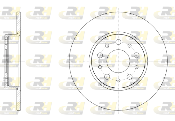 спирачен диск ROADHOUSE           