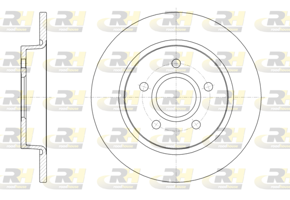 спирачен диск ROADHOUSE           