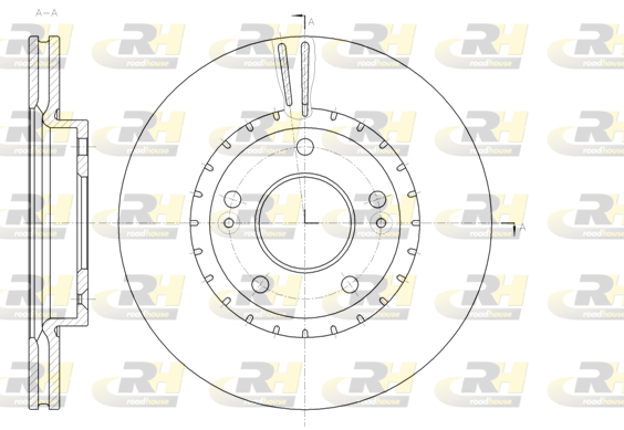 спирачен диск ROADHOUSE           