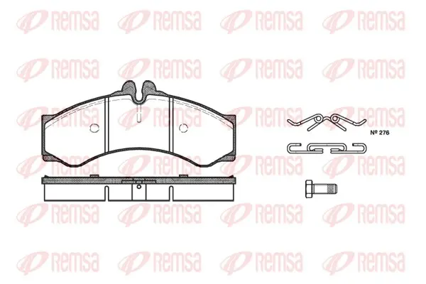 Накладки за MERCEDES-BENZ SPRINTER 3-t (бордова) платформа/ шаси (903) 308 CDI 0614.00 REMSA               