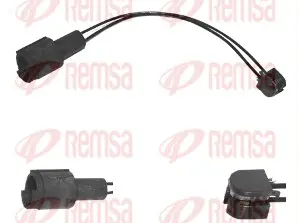 предупредителен контактен сензор, износване на накладките REMSA               