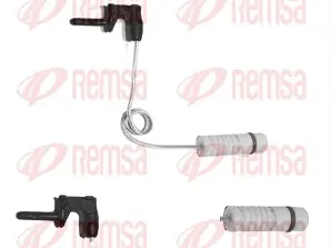 предупредителен контактен сензор, износване на накладките REMSA               