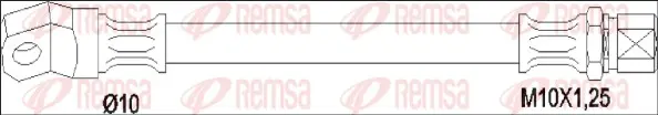 спирачен маркуч REMSA               
