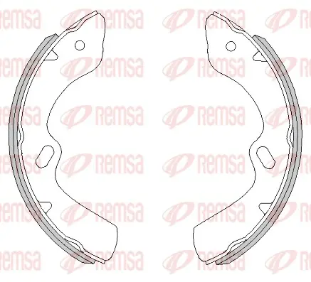 комплект спирачна челюст REMSA               