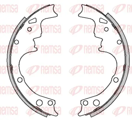 комплект спирачна челюст REMSA               