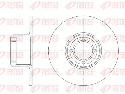 спирачен диск REMSA               