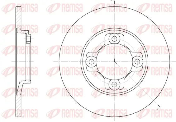 спирачен диск REMSA               