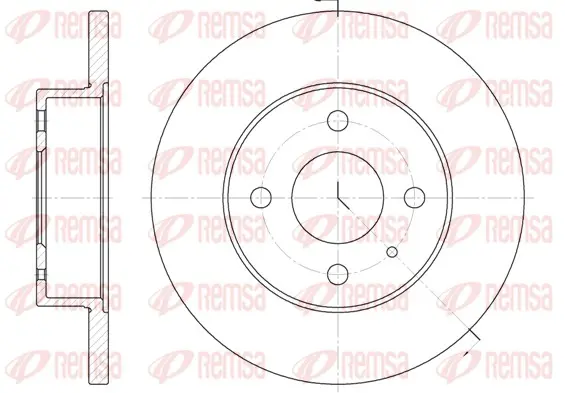 спирачен диск REMSA               