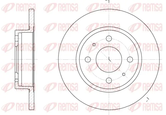 спирачен диск REMSA               
