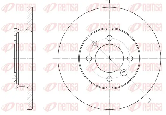спирачен диск REMSA               