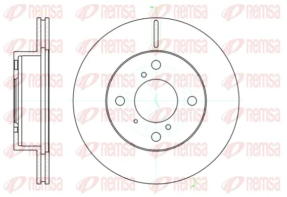 спирачен диск REMSA               