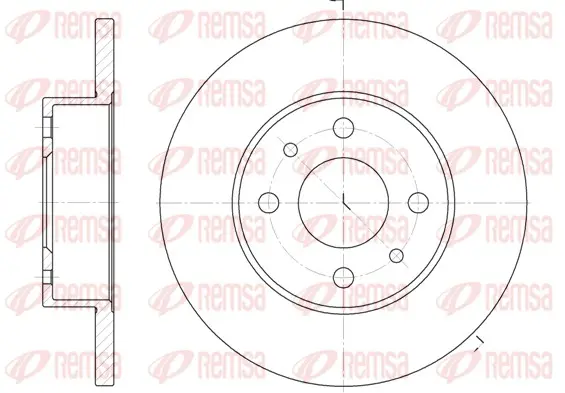 спирачен диск REMSA               
