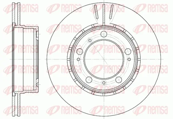 спирачен диск REMSA               