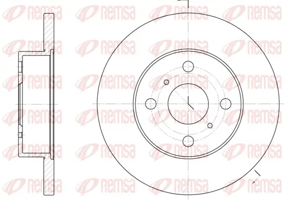 спирачен диск REMSA               
