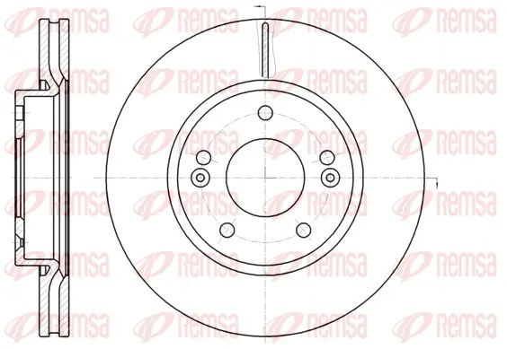 спирачен диск REMSA               