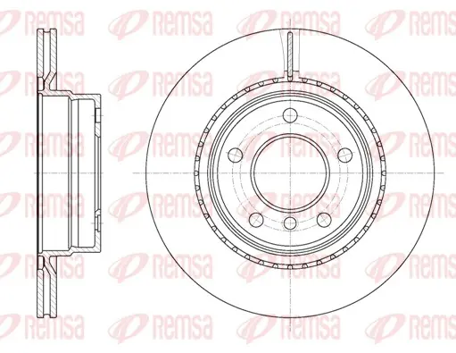 спирачен диск REMSA               