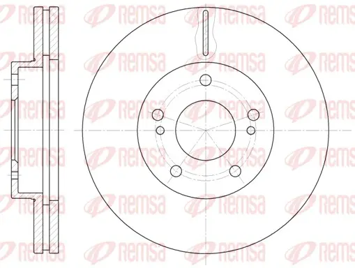 спирачен диск REMSA               