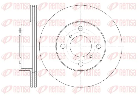 спирачен диск REMSA               