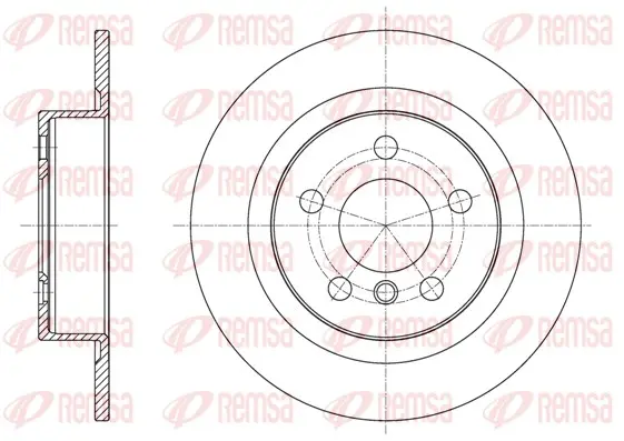 спирачен диск REMSA               
