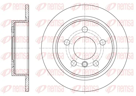 спирачен диск REMSA               