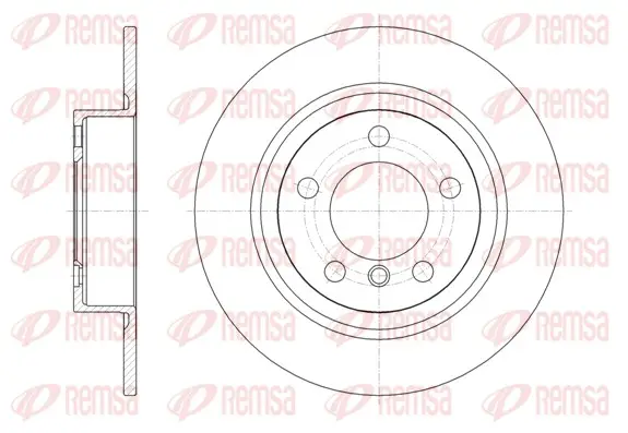 спирачен диск REMSA               