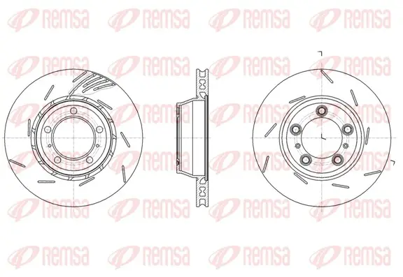 спирачен диск REMSA               