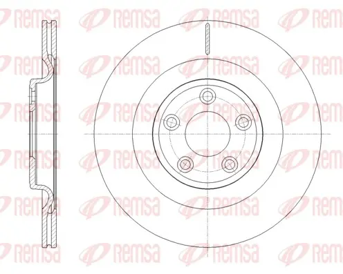 спирачен диск REMSA               