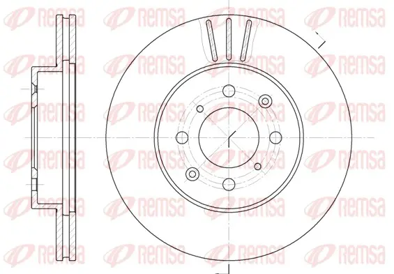 спирачен диск REMSA               