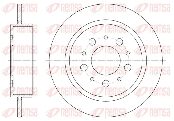 спирачен диск REMSA               
