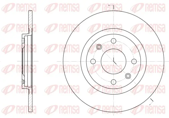 спирачен диск REMSA               