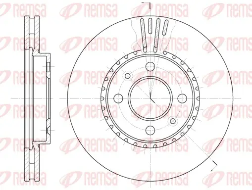спирачен диск REMSA               