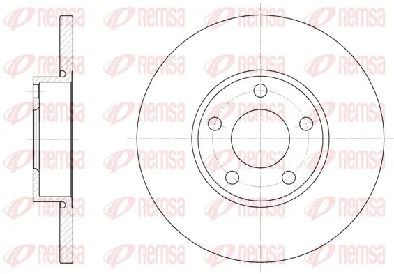 спирачен диск REMSA               