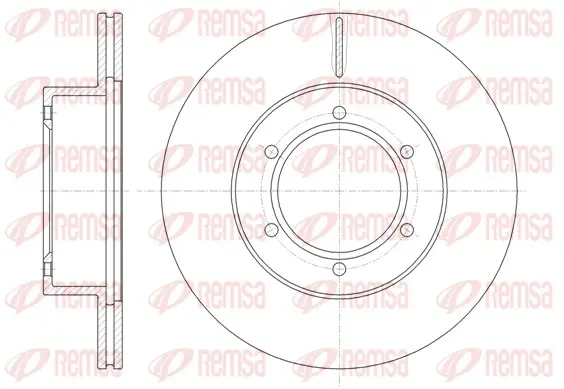 спирачен диск REMSA               
