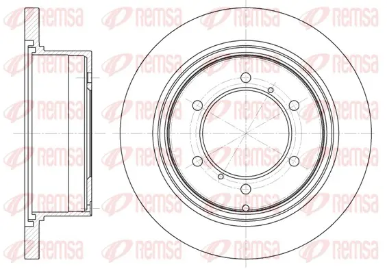 спирачен диск REMSA               