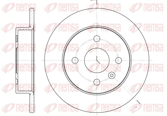 спирачен диск REMSA               