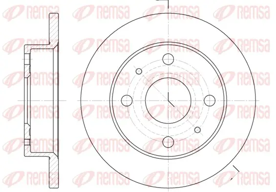 спирачен диск REMSA               