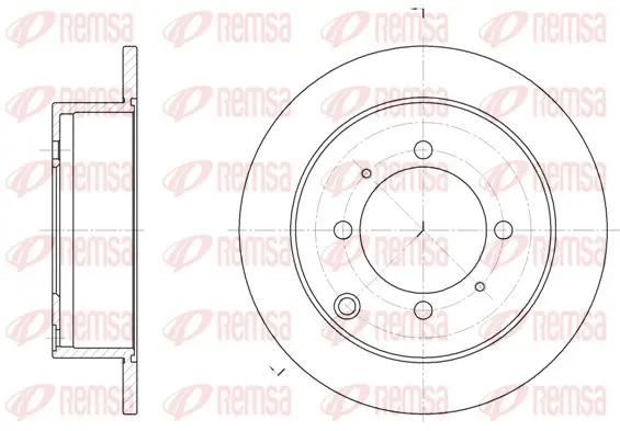 спирачен диск REMSA               