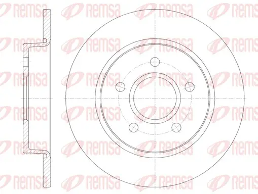 спирачен диск REMSA               