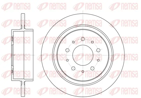 спирачен диск REMSA               