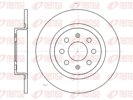 спирачен диск REMSA               