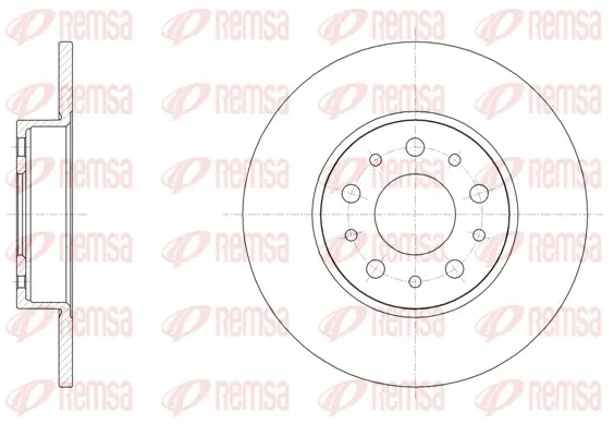 спирачен диск REMSA               