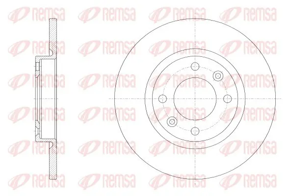 спирачен диск REMSA               
