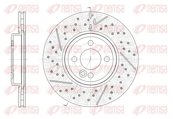 спирачен диск REMSA               