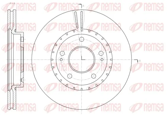 спирачен диск REMSA               