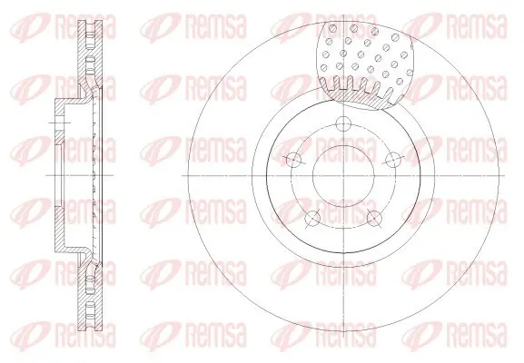 спирачен диск REMSA               