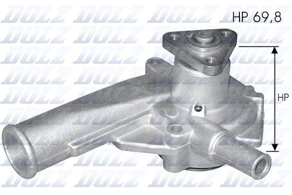 водна помпа, охлаждане на двигателя DOLZ                